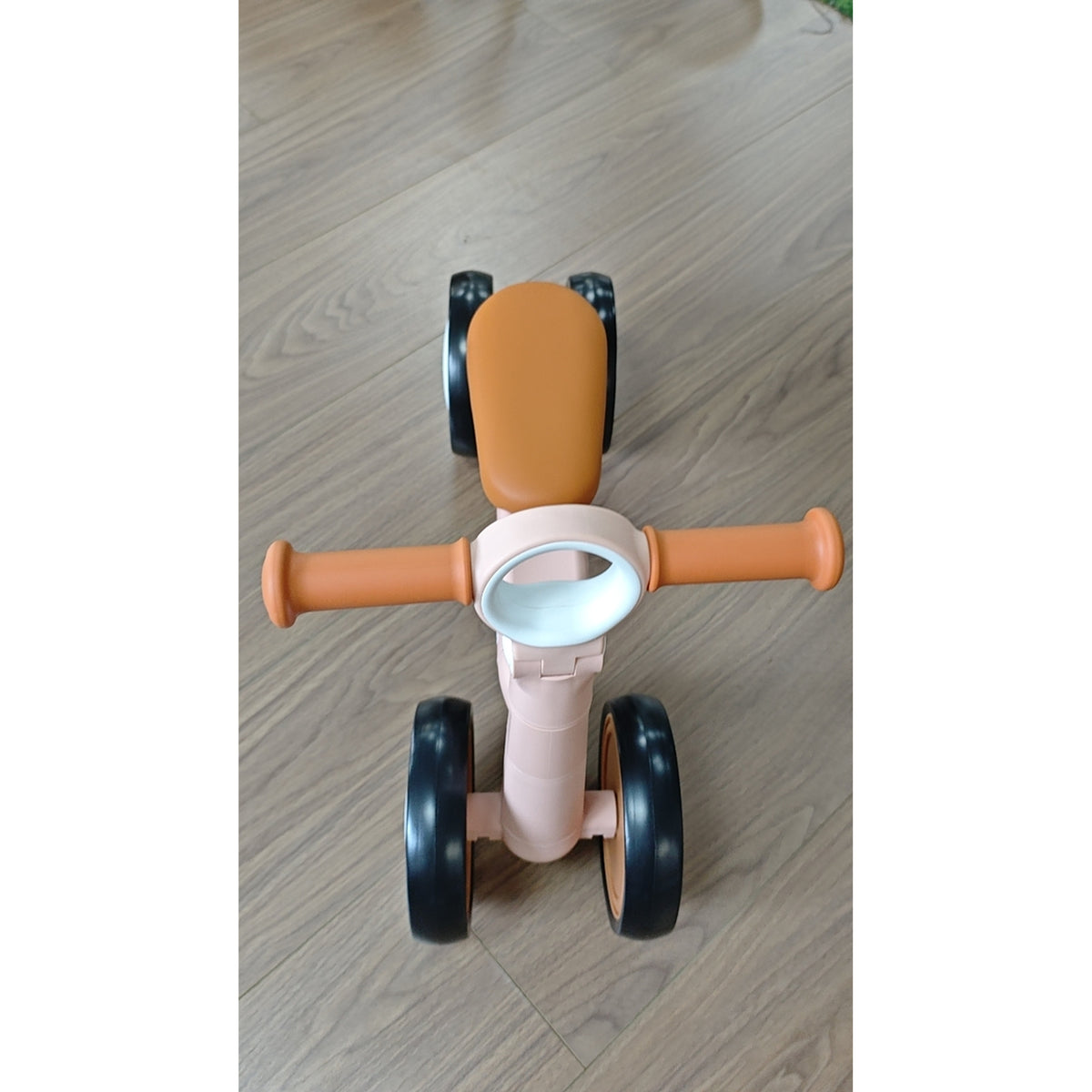 AIYAPLAY Balance Bike, Lightweight Baby Balance Bike with Foldable Design, Adjustable Seat, No Pedal for 1-2 Years, Pink