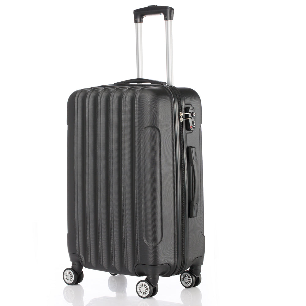 3-in-1 Multifunctional Large Capacity Traveling Storage Suitcases Black