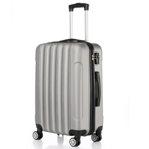 3-in-1 Multifunctional Large Capacity Traveling Storage Suitcases Silver Gray