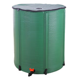 50 Gallon Folding Rain Barrel Water Collector Green