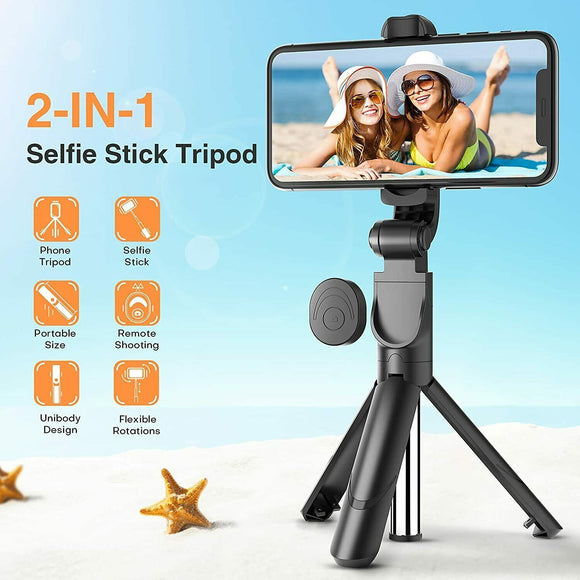 Telescopic Selfie Stick Bluetooth Tripod Monopod Phone Holder