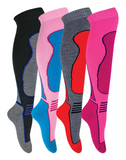 4 Pairs Children's Knee High Wool Blend Ski Socks