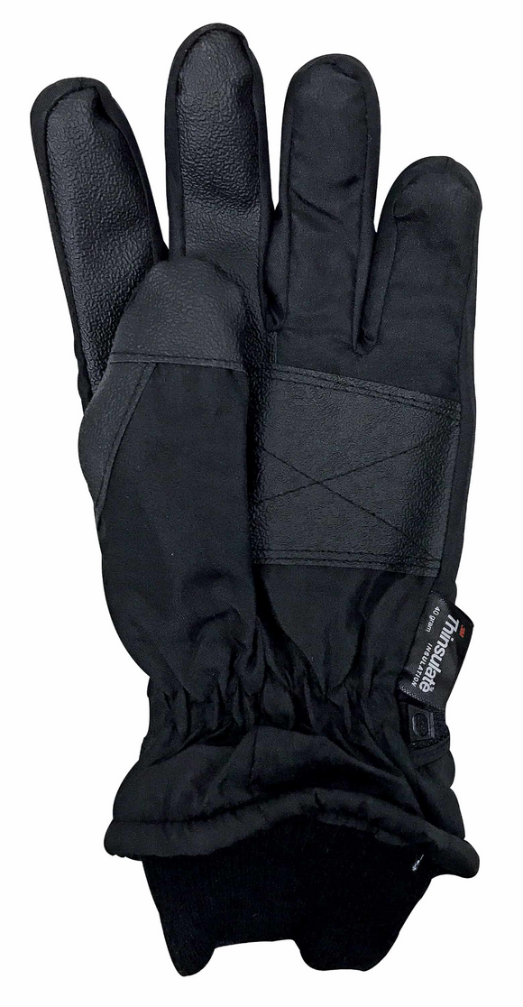 Mens 3M Thinsulate Waterproof Ski Gloves