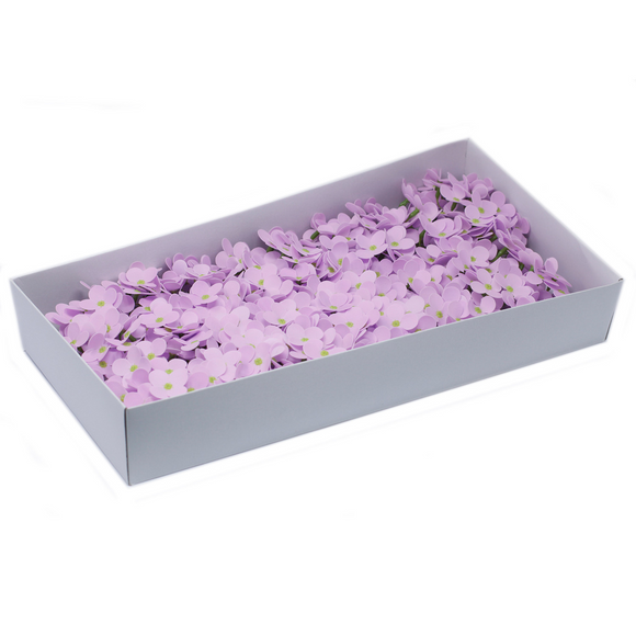 Craft Soap Flowers - Hyacinth Bean - Lavender