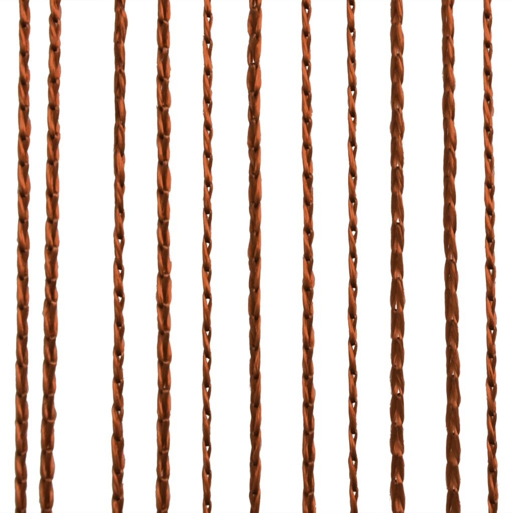 vidaXL String Curtains 2 pcs 140x250 cm Brown
