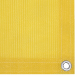 vidaXL Balcony Screen Yellow 120x500 cm HDPE