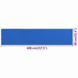 vidaXL Balcony Screen Blue 90x400 cm HDPE