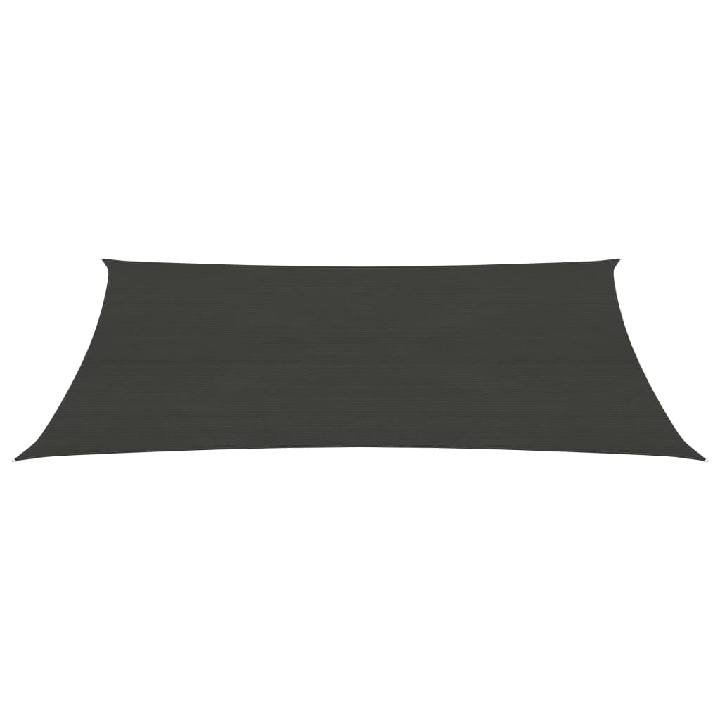 vidaXL Sunshade Sail 160 g/m² Anthracite 2.5x4.5 m HDPE