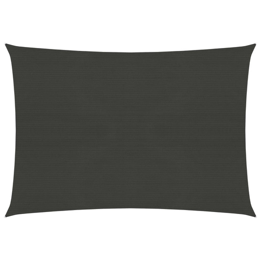 vidaXL Sunshade Sail 160 g/m² Anthracite 2.5x3.5 m HDPE