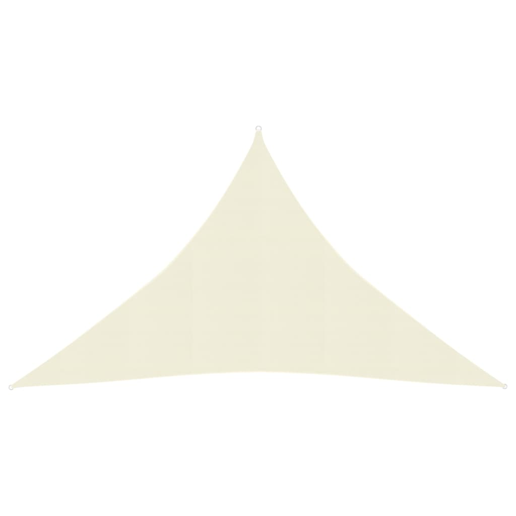 vidaXL Sunshade Sail 160 g/m² Cream 3x3x4.2 m HDPE