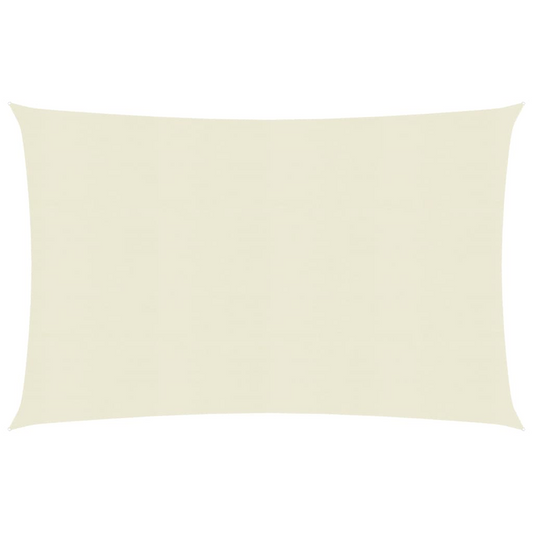 vidaXL Sunshade Sail 160 g/m² Cream 2x3.5 m HDPE