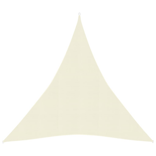 vidaXL Sunshade Sail 160 g/m² Cream 5x6x6 m HDPE