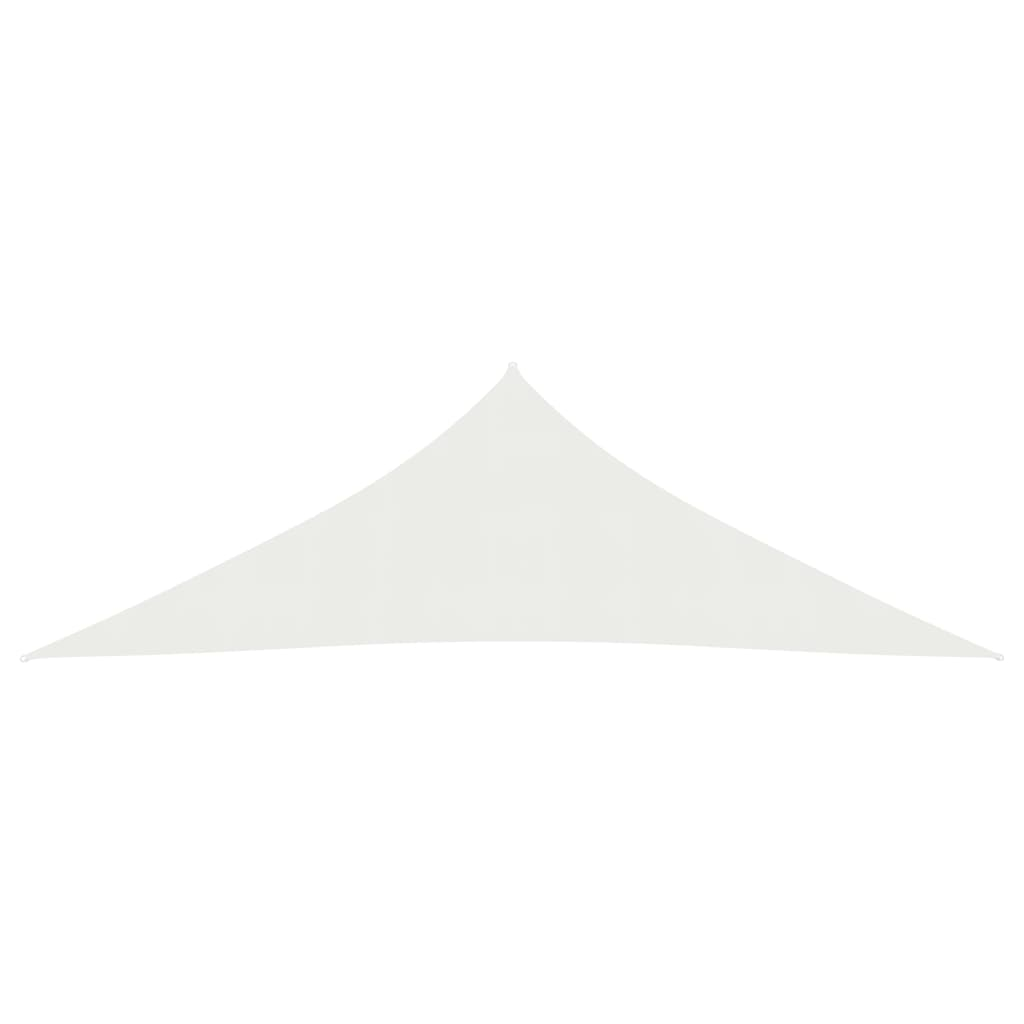 vidaXL Sunshade Sail 160 g/m² White 3.5x3.5x4.9 m HDPE