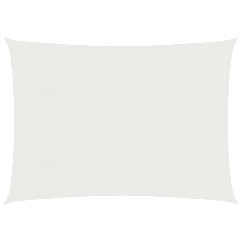 vidaXL Sunshade Sail 160 g/m² White 3.5x4.5 m HDPE