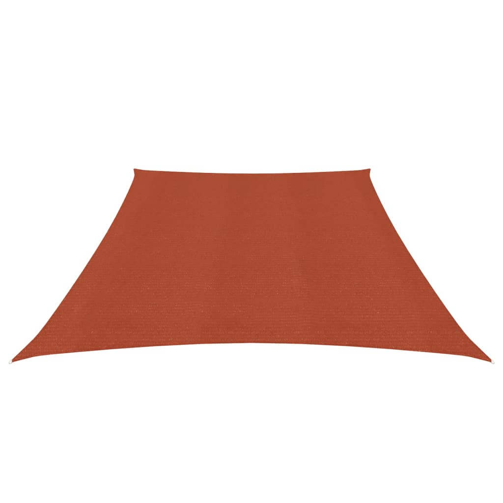 vidaXL Sunshade Sail 160 g/m² Terracotta 3/4x2 m HDPE