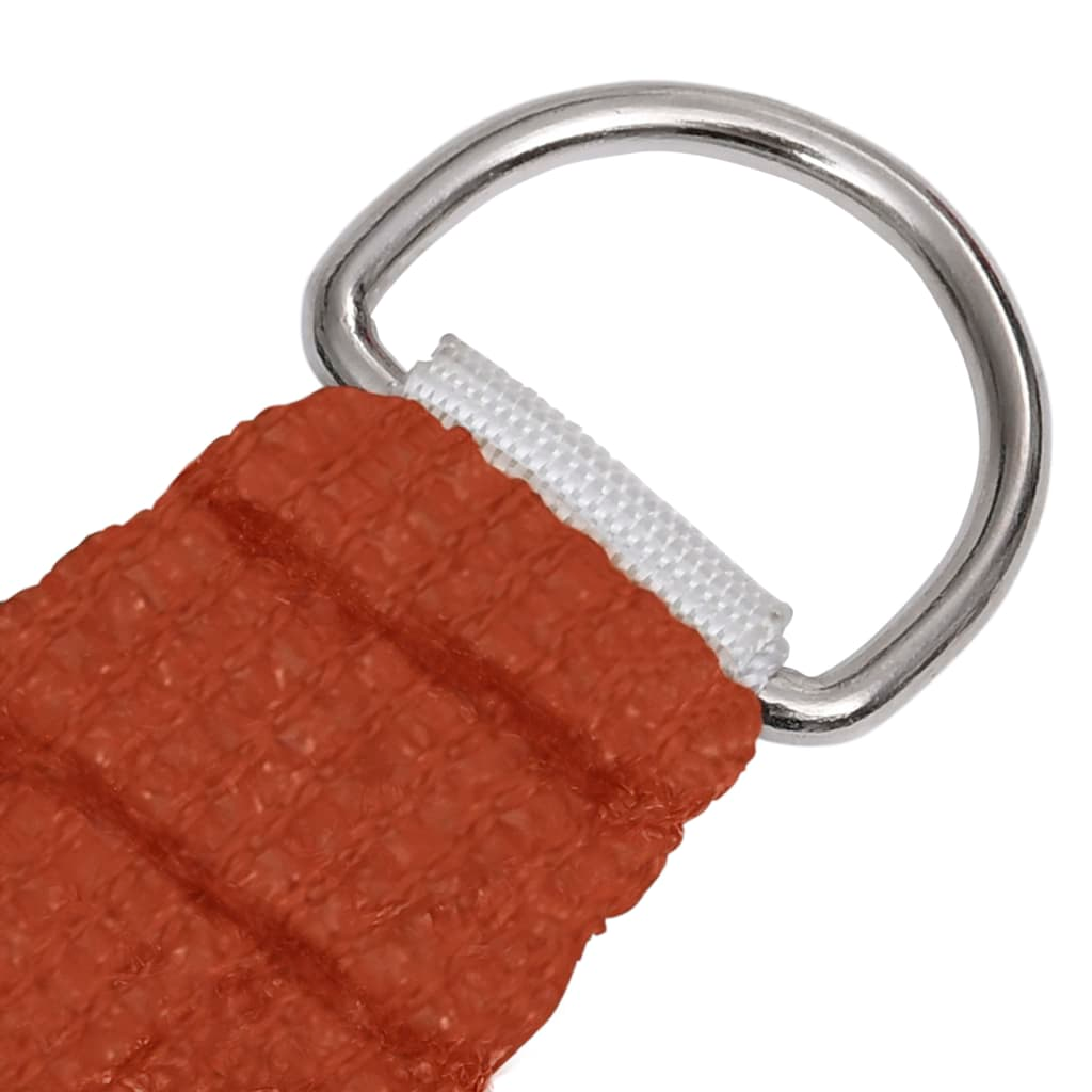 vidaXL Sunshade Sail 160 g/m² Terracotta 3/4x2 m HDPE