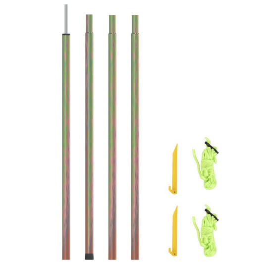 vidaXL Sunshade Sail Pole 250 cm Galvanised Steel