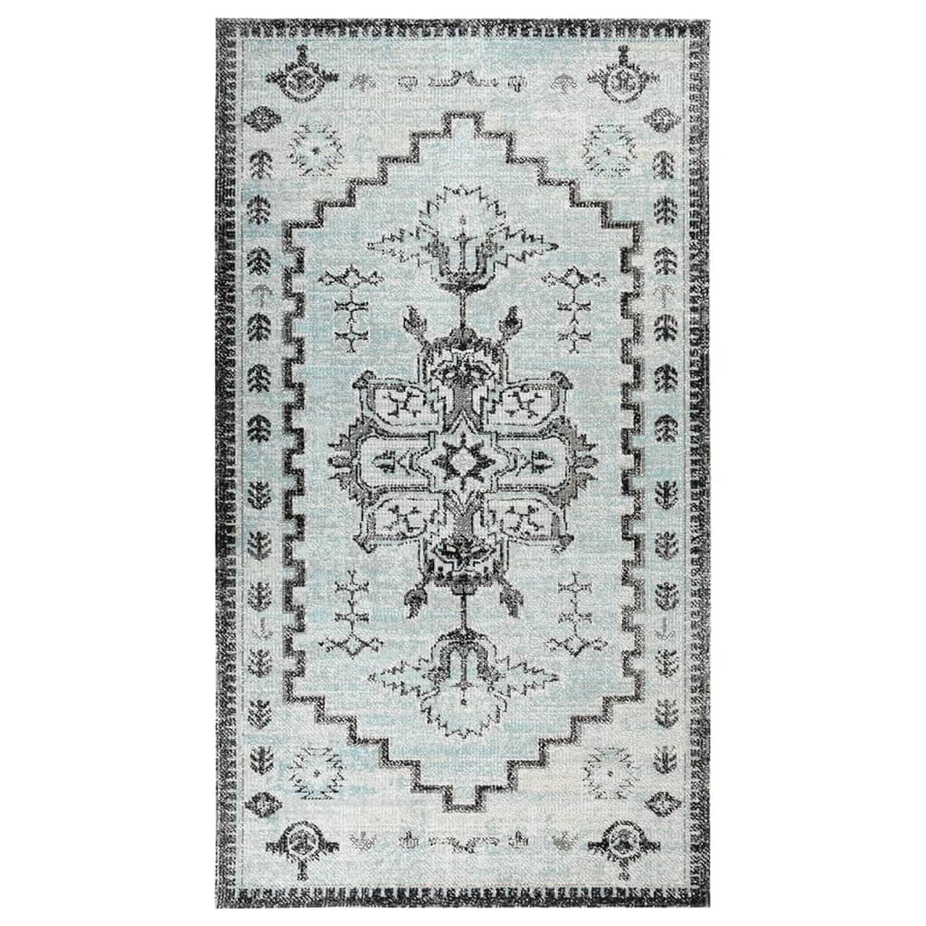 vidaXL Outdoor Rug Flatweave 115x170 cm Green and Grey
