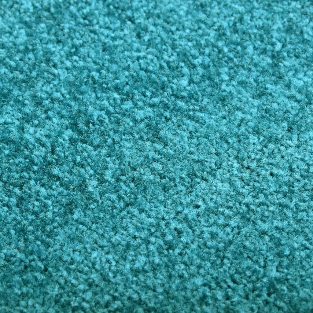 vidaXL Doormat Washable Cyan 40x60 cm