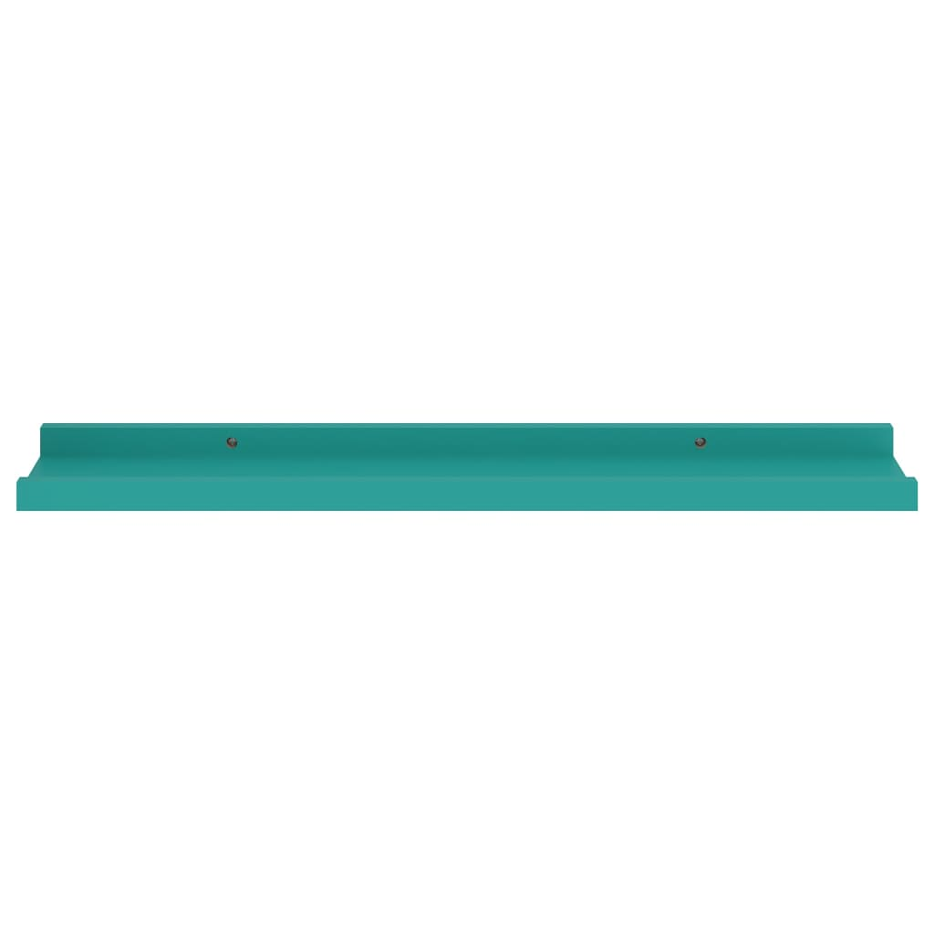 Wall Shelves 2 pcs Blue 60x9x3 cm