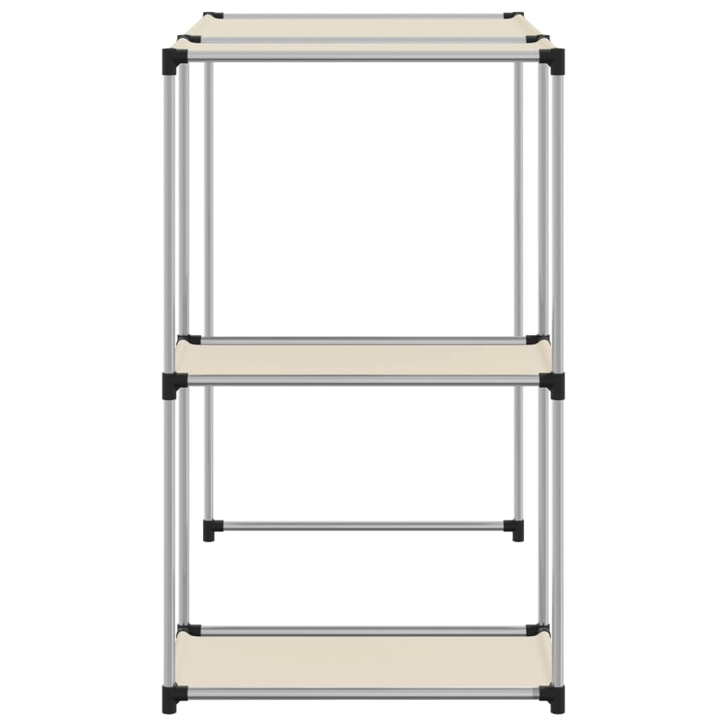 vidaXL Storage Rack over Washing Machine Cream 87x55x90.5 cm Iron