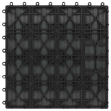 vidaXL 11 pcs Decking Tiles Deep Embossed WPC 30x30 cm 1 sqm Grey