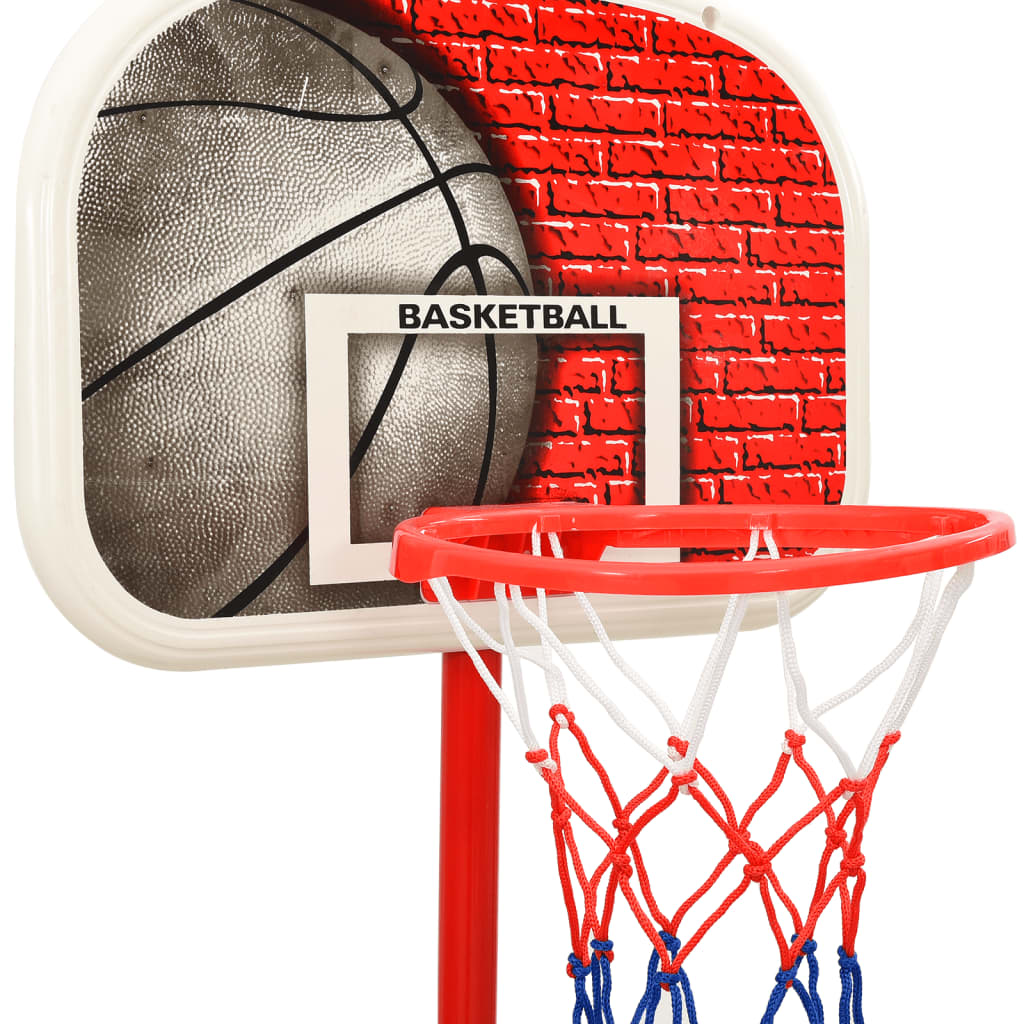 vidaXL Portable Basketball Play Set Adjustable 138.5-166 cm
