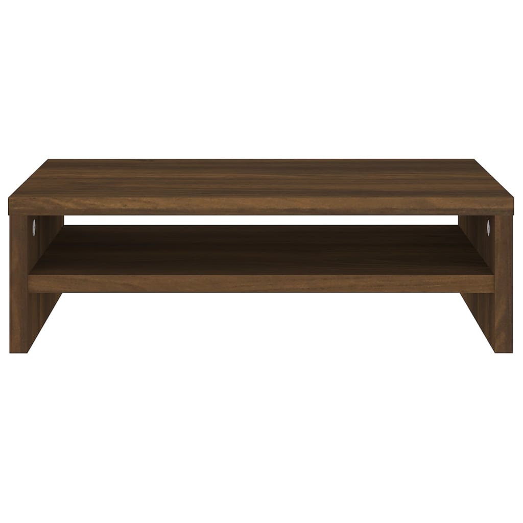 Monitor Stand Brown Oak 42x24x13 cm Engineered Wood