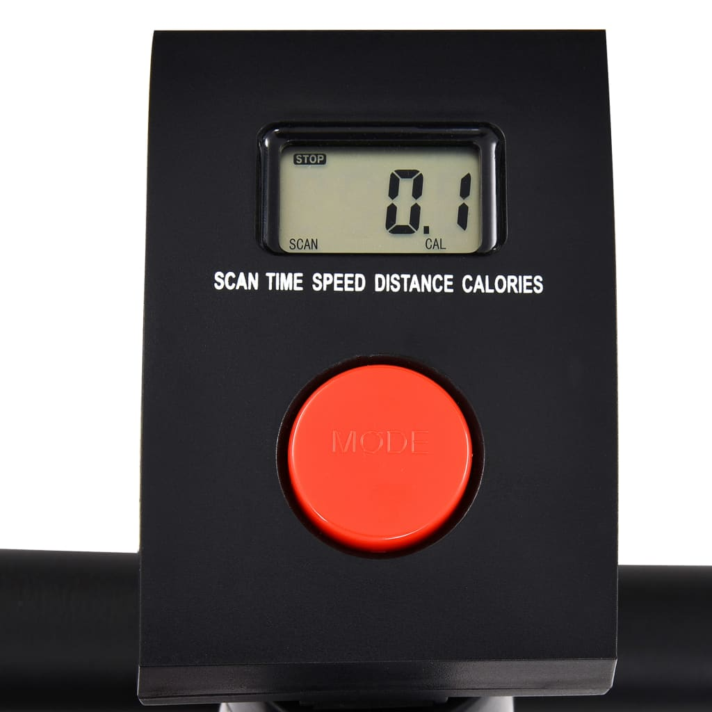Exercise Bike with Belt Resistance Black