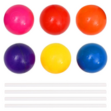 vidaXL Ball Pool with 50 Balls for Kids 75x75x32 cm