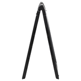 vidaXL A-Frame Sidewalk Board Black 45x7x84.5 cm HDPE