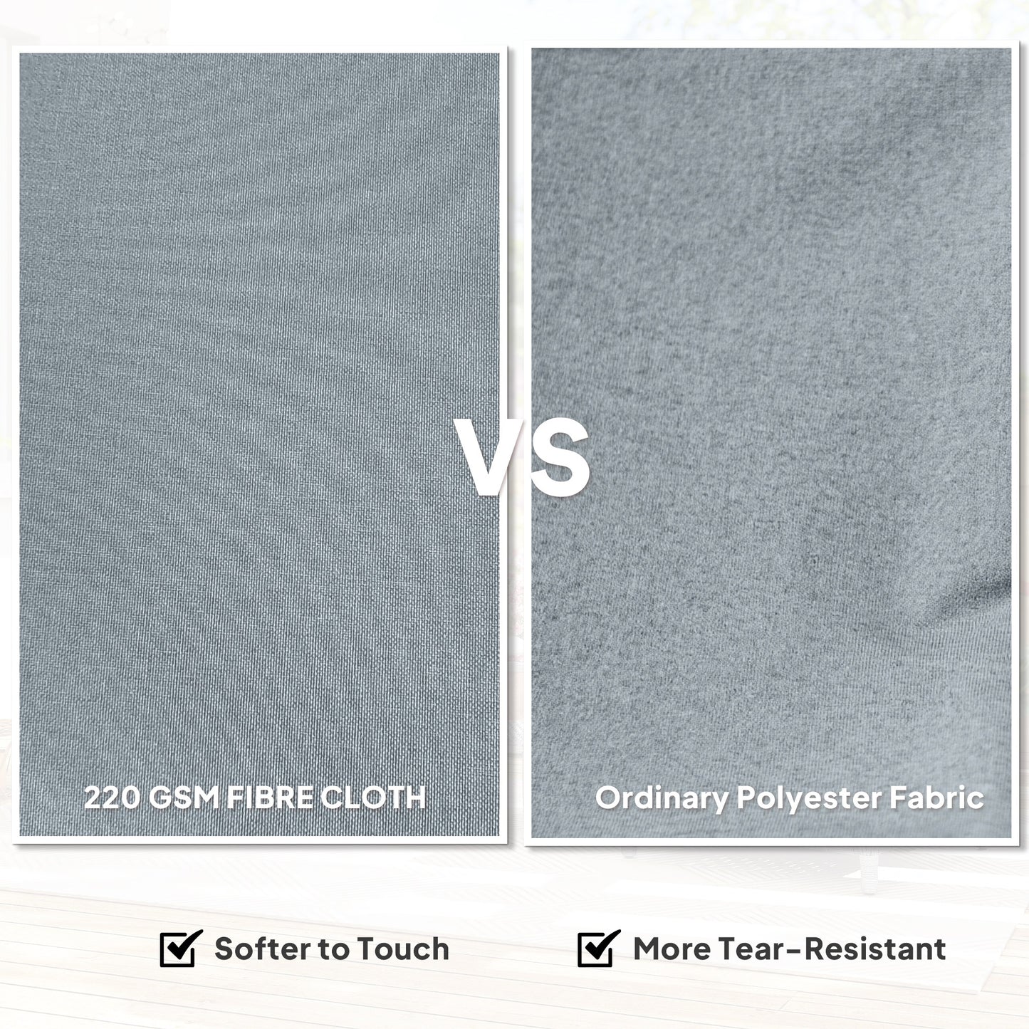 Outsunny Rattan Garden Chairs Set of 2, Outdoor Rattan Chairs with Cushions, Armrests and High Back, PE Wicker Garden Armchair with Steel Frame for Balcony, Porch, Light Grey