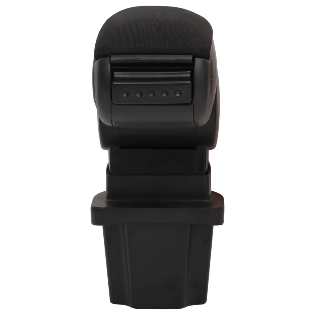 Car Armrest Black 13.5x32.5x(31-46.5) cm ABS