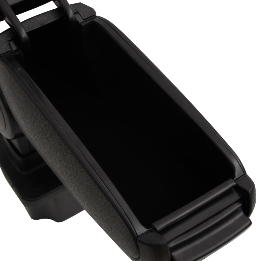 Car Armrest Black 13.5x32.5x(31-46.5) cm ABS