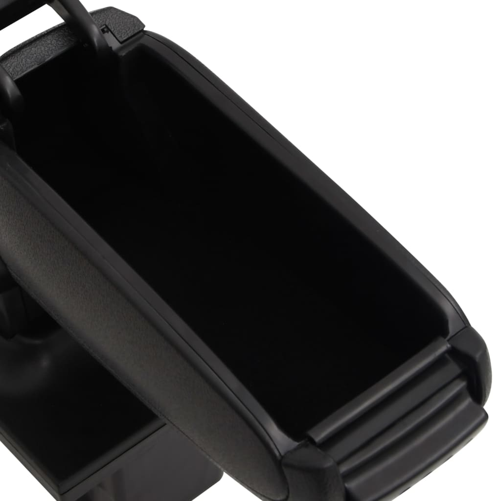 Car Armrest Black 16x35x(30-49) cm ABS