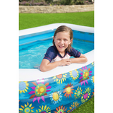 Bestway Inflatable Kids Pool Blue 229x152x56 cm