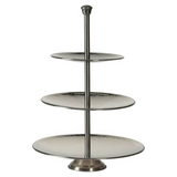 Excellent Houseware 3-tier Serving Stand 36.5 cm Stainless Steel
