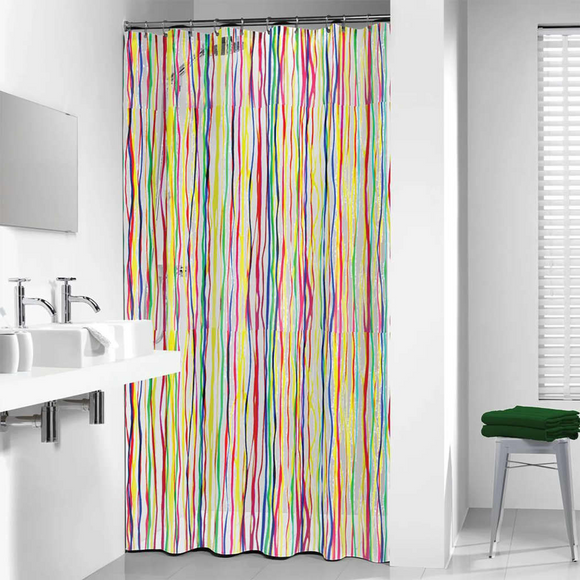 Sealskin Shower Curtain Rigato 180x200 cm Multicolour