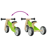 vidaXL Balance Bike for Children 2-in-1 Green