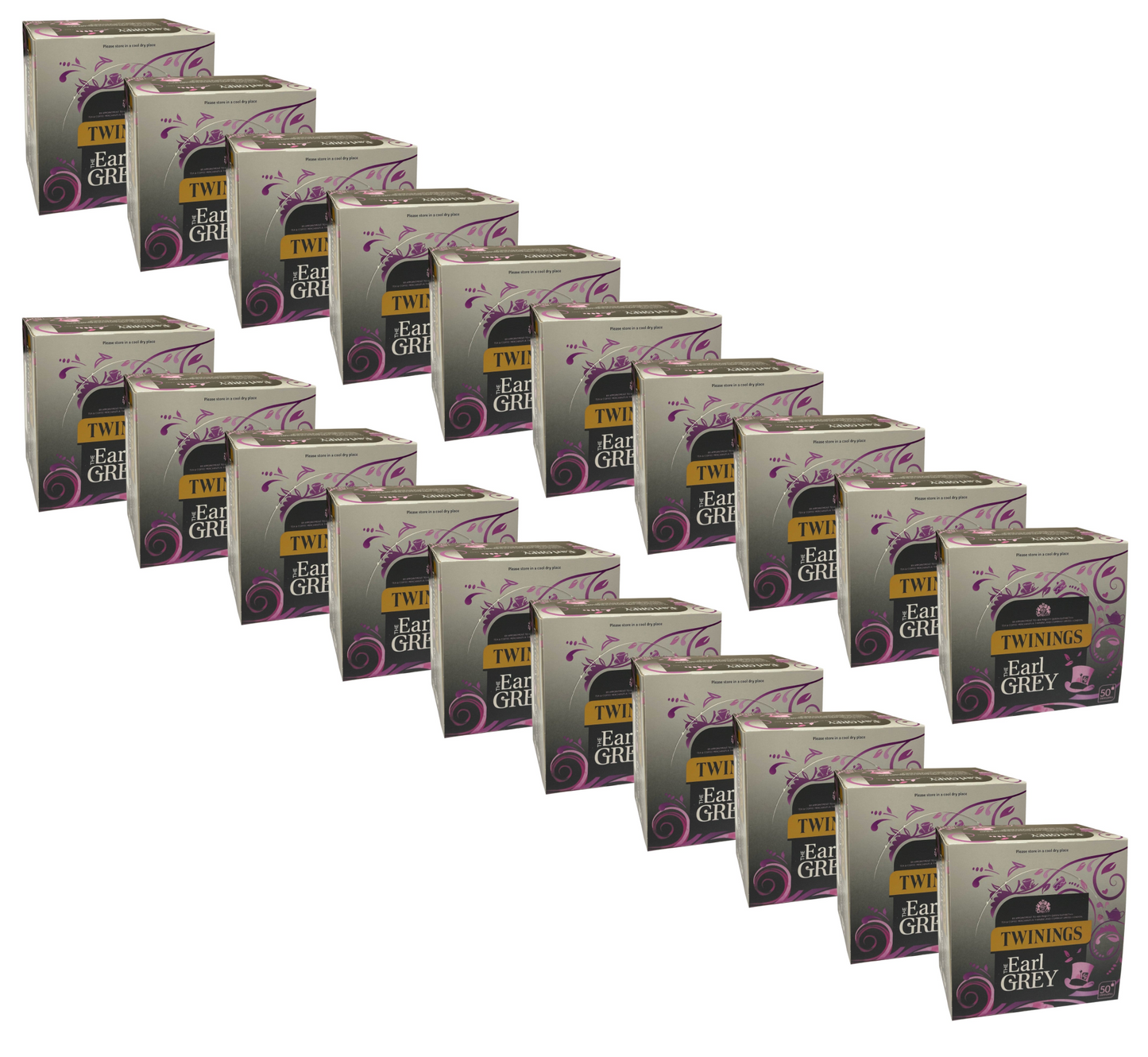 Twinings Earl Grey Black Tea Bags Individually Enveloped Tagged Sachets Bergamot