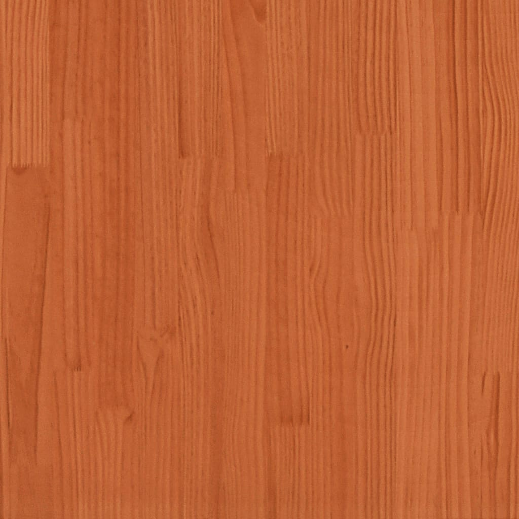 vidaXL Garden Planter Wax Brown 60x31x31 cm Solid Wood Pine