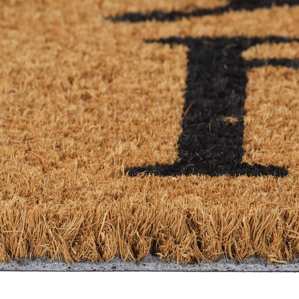 vidaXL Door Mat Natural 40x60 cm Tufted Coir