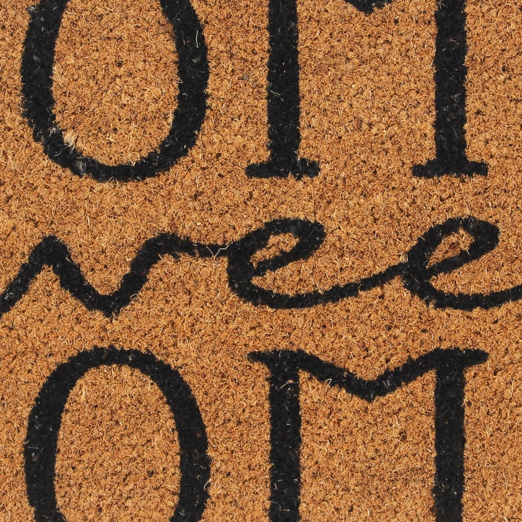 vidaXL Door Mat Natural 40x60 cm Tufted Coir