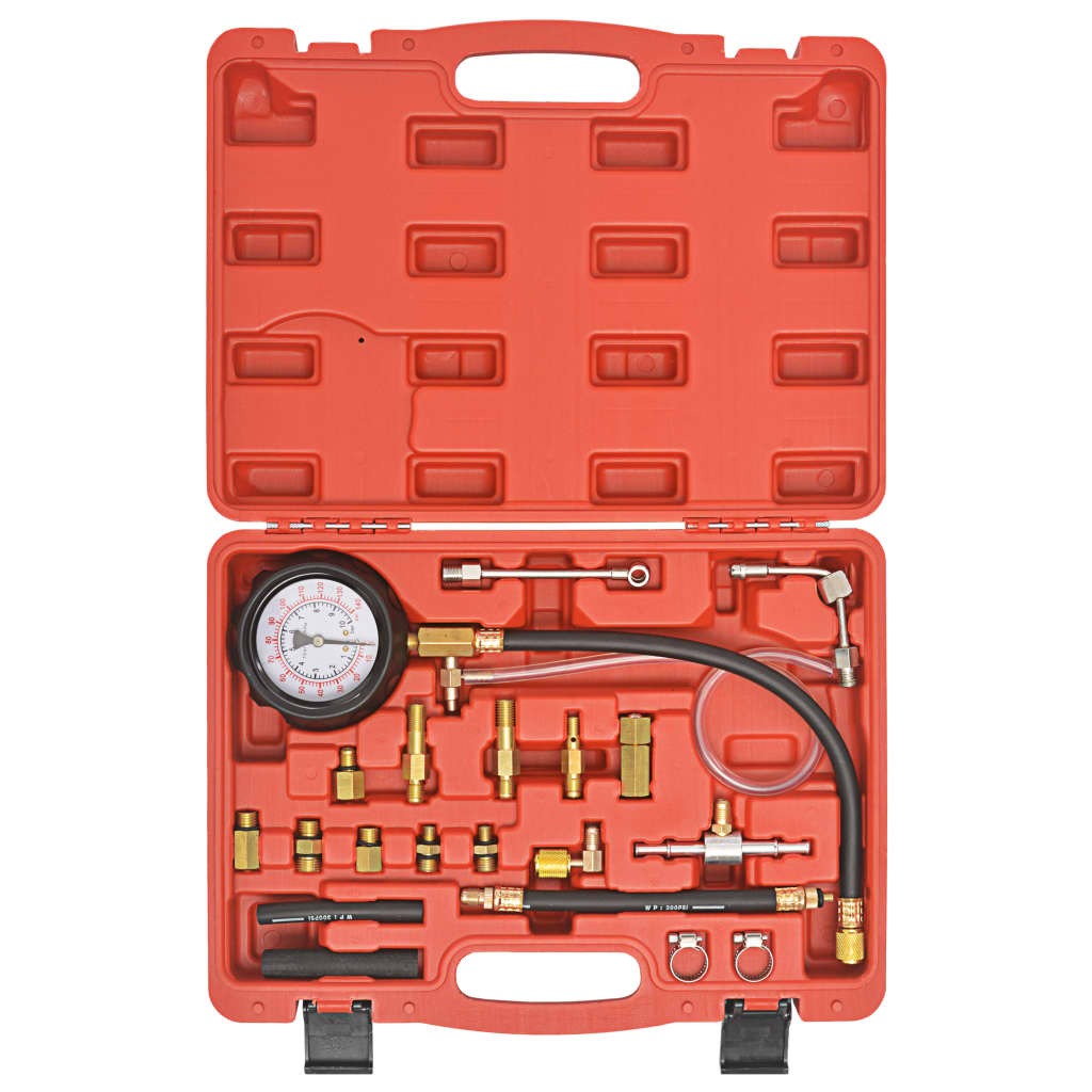 vidaXL Fuel Injection Pressure Gauge Kit