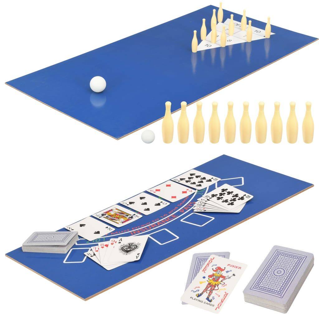 15-in-1 Multi Game Table 121 x 61 x 82 cm Maple