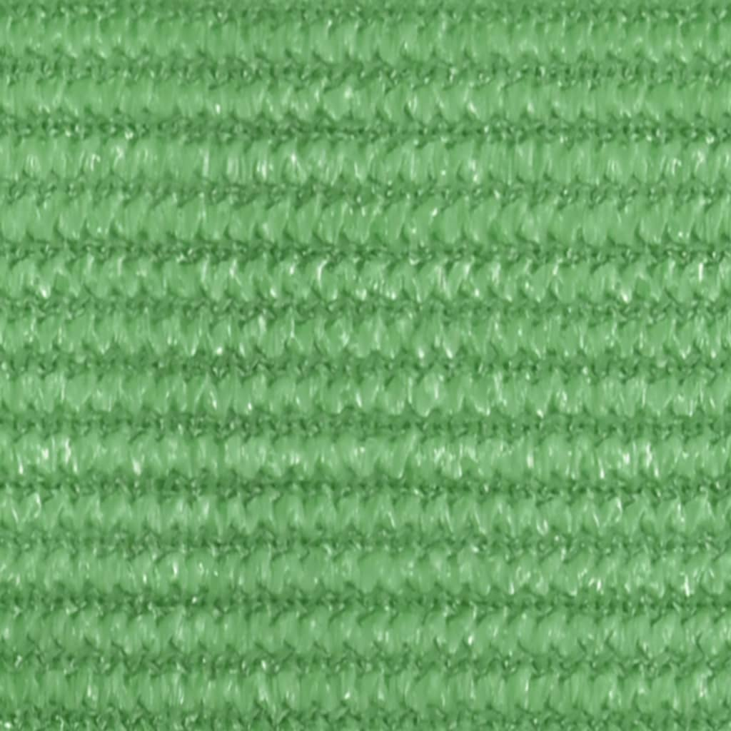 vidaXL Sunshade Sail 160 g/m² Light Green 5x5x6 m HDPE