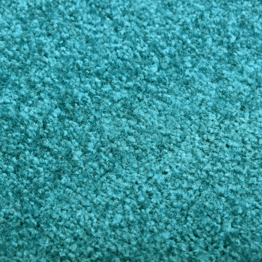 vidaXL Doormat Washable Cyan 40x60 cm
