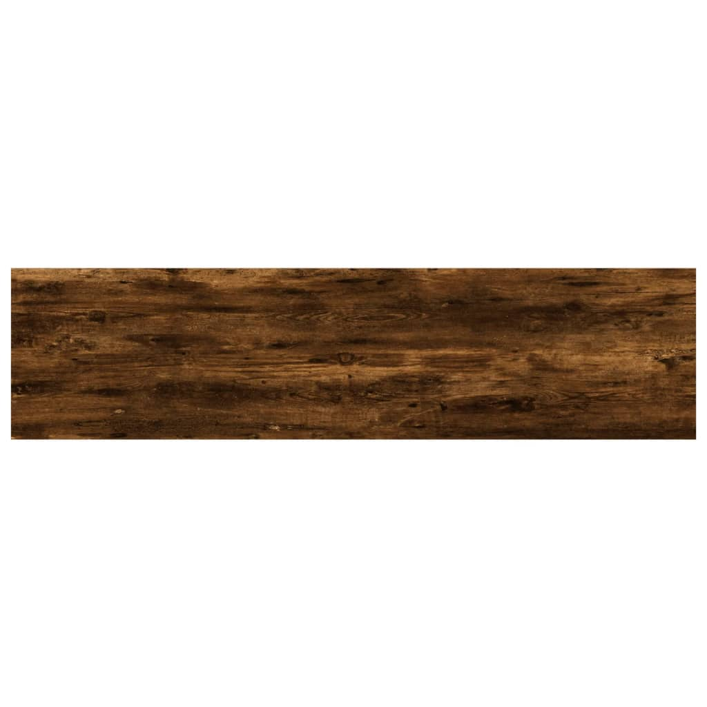 Wall Shelves 4 pcs Smoked Oak 40x10x1.5 cm Engineered Wood