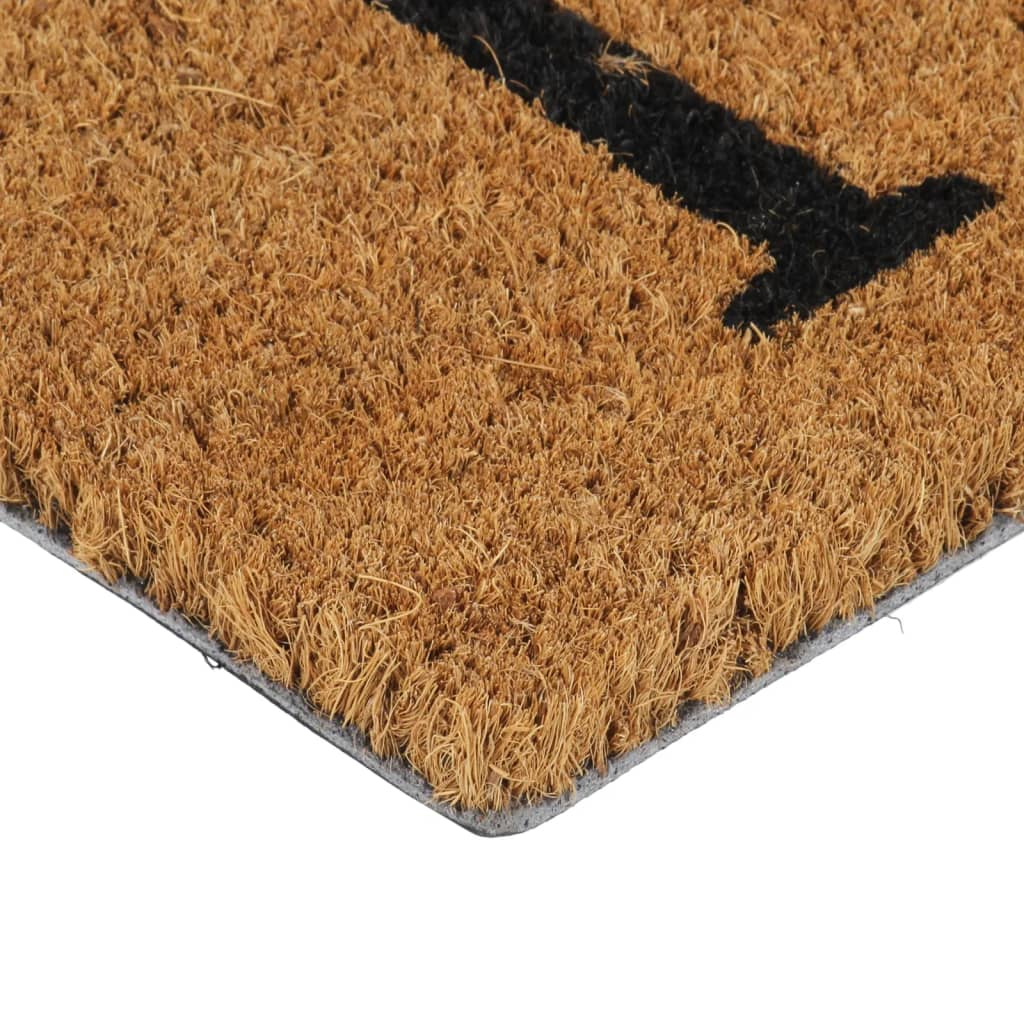 vidaXL Door Mat Natural 40x60 cm Tufted Coir