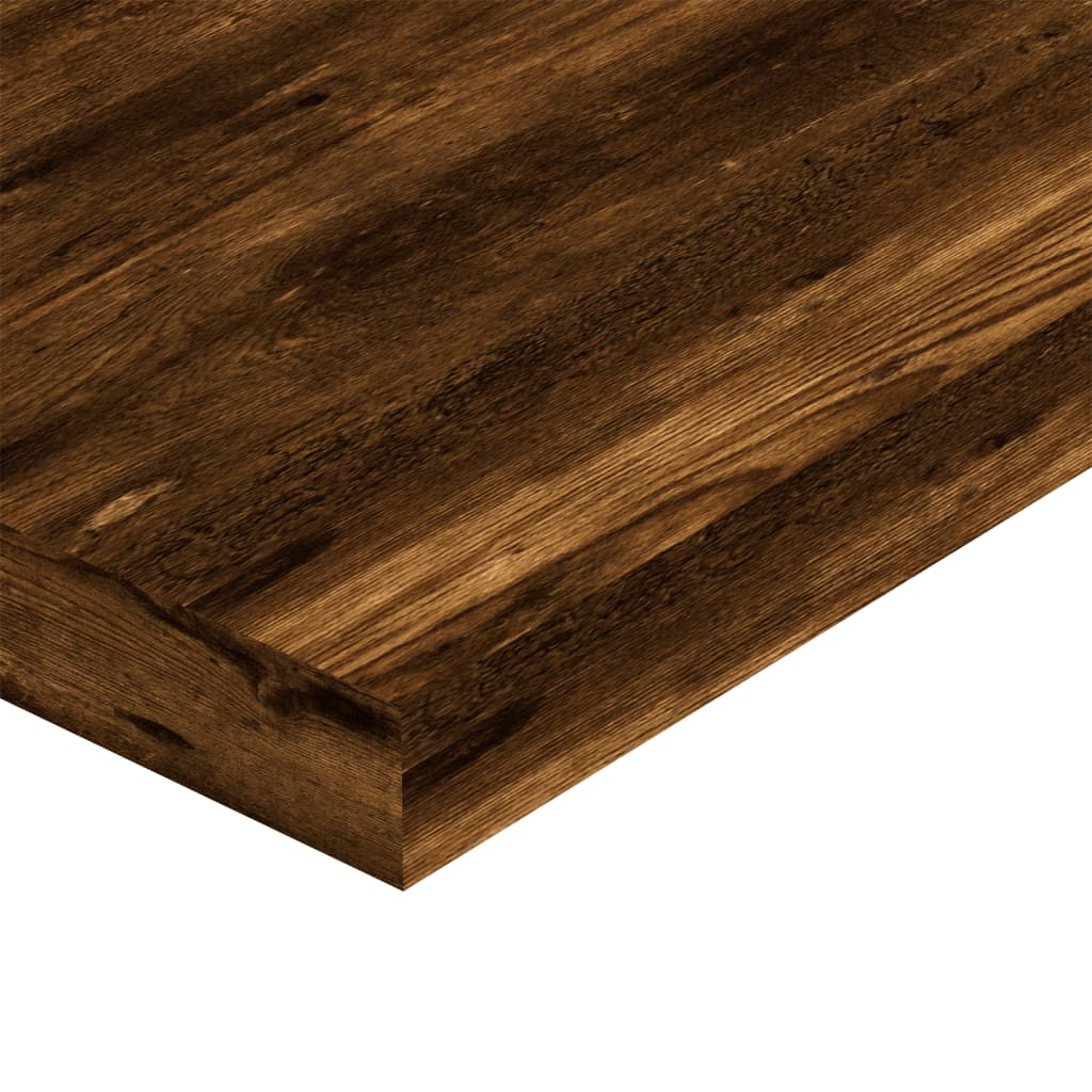 Wall Shelves 4 pcs Smoked Oak 60x10x1.5 cm Engineered Wood